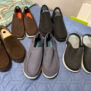 Skechers Men's Loafers & Slip-Ons - Brown, Black, Gray